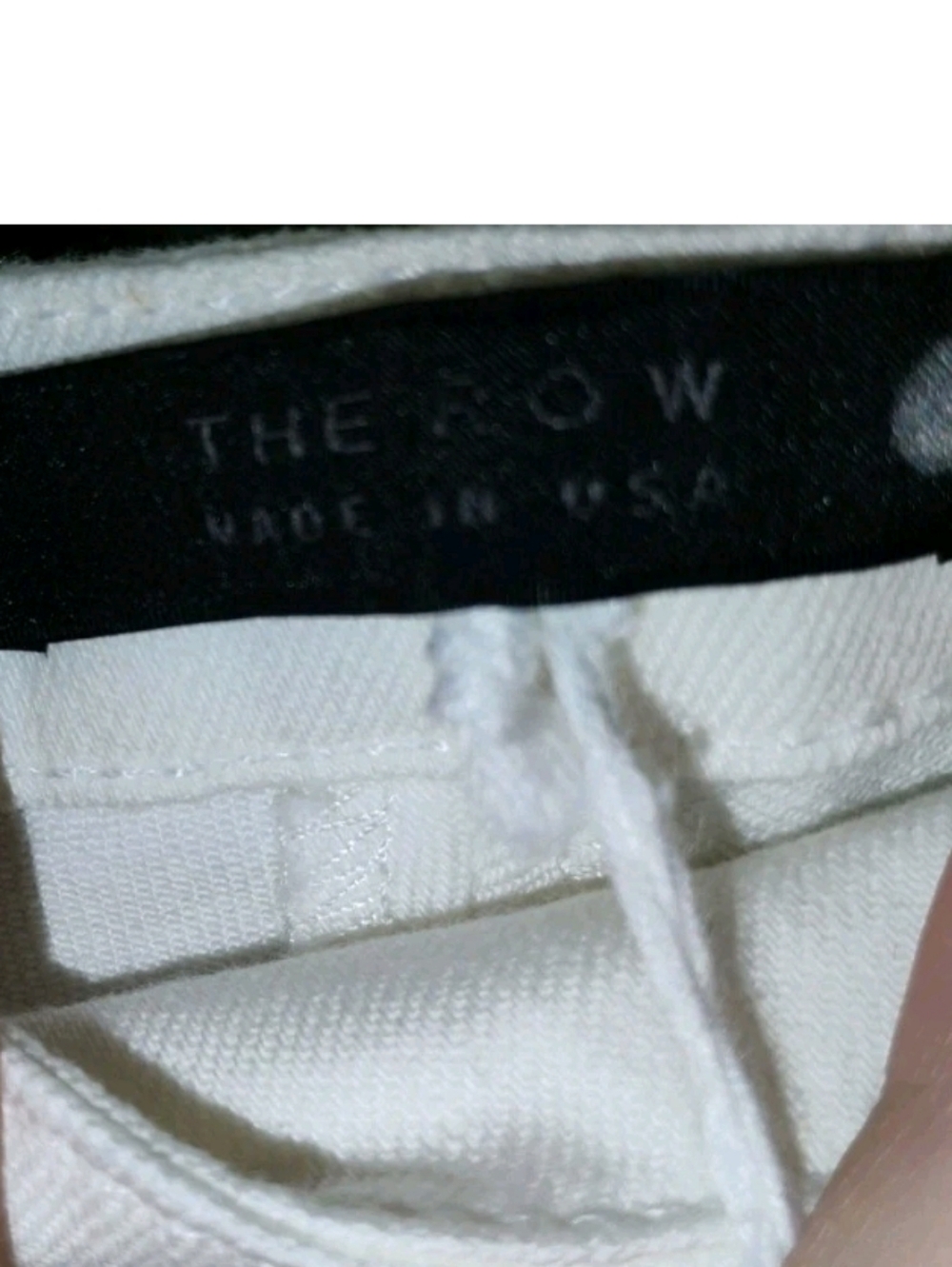 The Row Laviez Women's White Tailored Pants Size XS New - Picture 4 of 5